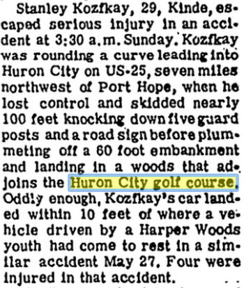 Huron City Golf Course - July 1967